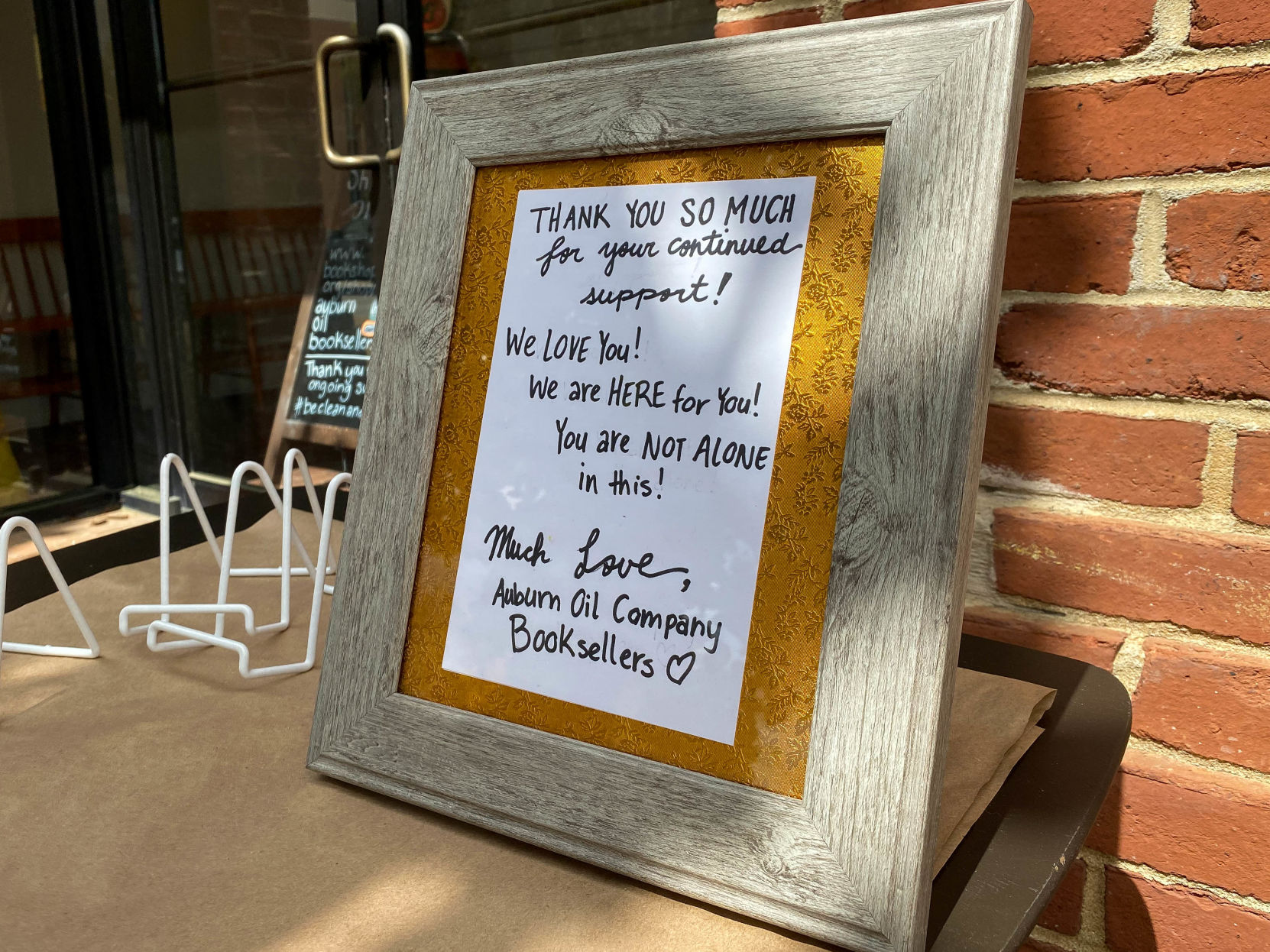 Signs of the times of the COVID-19 pandemic in Lee County